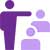 An icon showing three people, representing student projects.