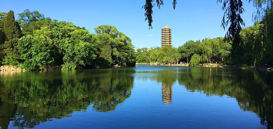 Peking University, Weiminghu Lake.