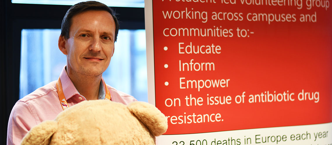 Roger Harrison with bear