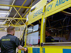 North West Ambulance Service ambulance